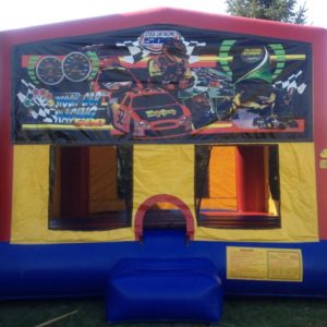 car racing bounce house