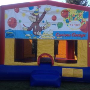 curious george bounce house
