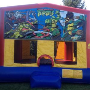 ninja turtles bounce house